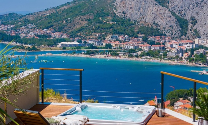 Borak Villa | Villa Casa Vita featuring a sea view, billiards, and heated pool