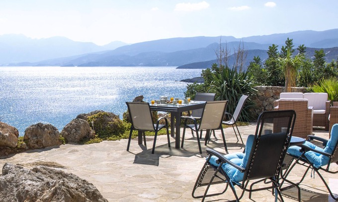 Almyros Apartment | Villa Celeste, breathtaking sea view. Luxury part-villa above Almyros Beach