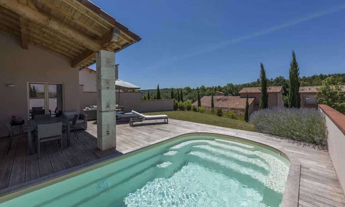 Castelnau-de-Montmiral Villa | Villa Corduriès - air conditioning & heated swimming pool in the castle grounds - III