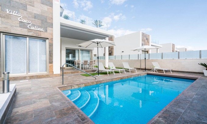 Orihuela Costa Villa | Villa Coco Caline - Superb modern villa with private pool 10 minutes from the beach