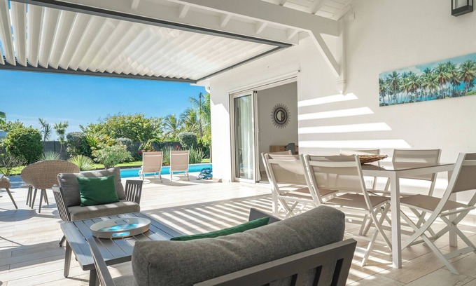 Saint-Francois Villa | Villa Corossol with pool and near beaches