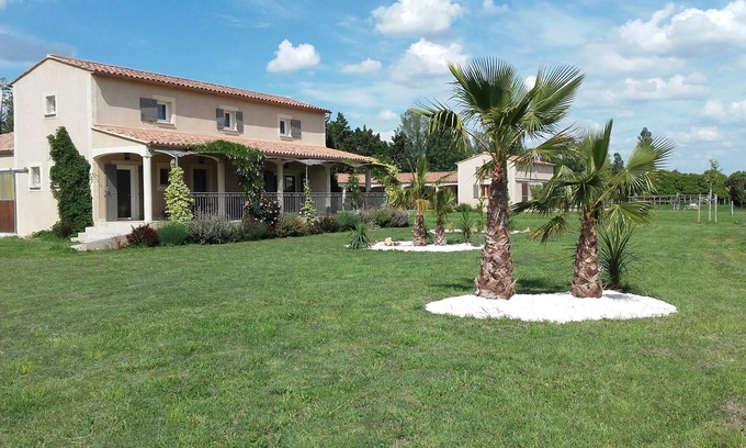 Tarascon Villa | Villa da Palmeira with pool and air conditioning between Alpilles and Montagnette