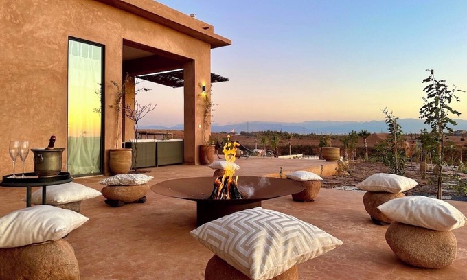Ouahat Sidi Brahim Villa | Villa de Charme, 15 min de Marrakech au Cœur de la Palmeraie