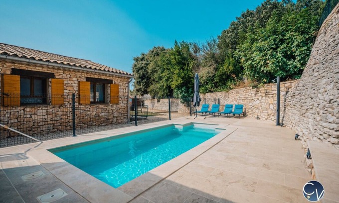 Orgnac-l'Aven Villa | Villa de Charme Pour 8 Personnes Avec Piscine à Orgnac-l'aven