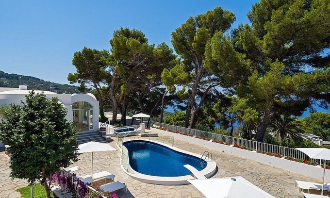 Anacapri Villa | Villa Egeria: A charming and bright two-story villa situated on a hillside in a residential area, with Free WI-FI.