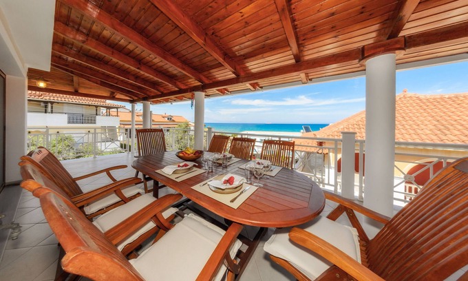 Alikanas Villa | Villa Eleni-2nd Floor Maisonette with Ocean panorama terrace for up to 4 people