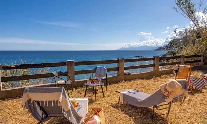 Erbalunga Villa | Villa Erbalunga, waterfront home, with garden and sea-view terrace.