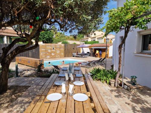 Poussan Villa | Villa Familiale avec Piscine proche de Sète et de Montpellier