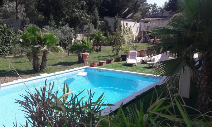 Grand Sud House | VILLA GARDEN SWIMMING POOL 5 MN CENTER OF AIX