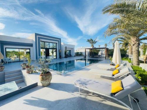 Aghir Villa | Villa Haut Standing Rock The Kasbah, Djerba Tunisie