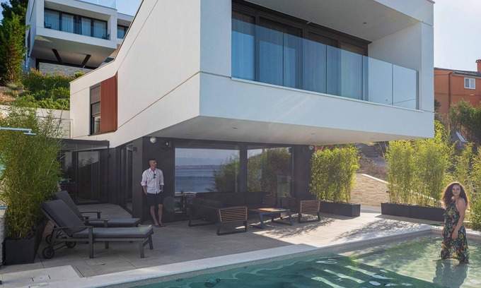 Municipality of Kali Villa | Villa INFINITY ***** with private pool right by the sea - view of Zadar
