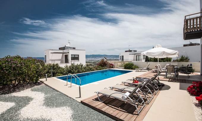 Latchi Villa | Villa Jenny, Modern 3BDR Latchi Villa with Pool and Stunning Views