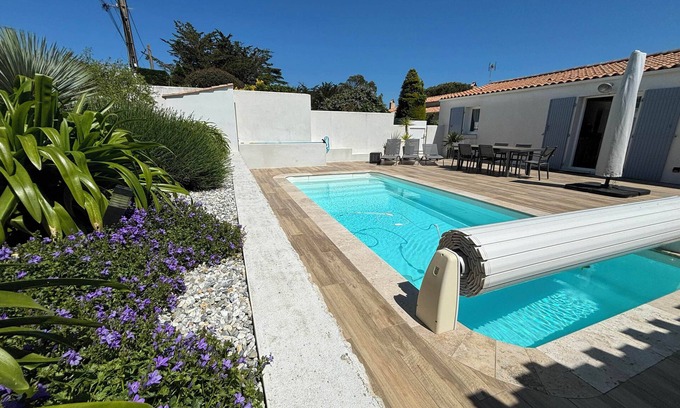 Domino House | Villa La Domi 4 Saint Georges D'oléron Piscine Chauffée, Wifi, 8 Personnes