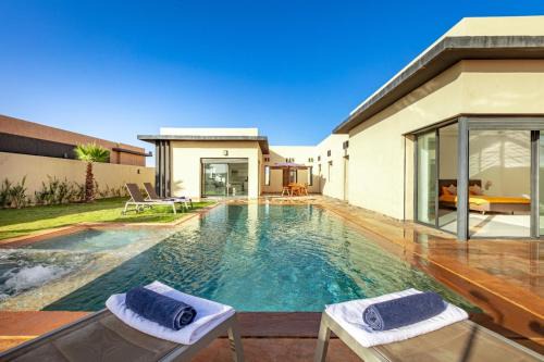 El Aggada Villa | Villa Lella, piscine Chauffée, cuisinière