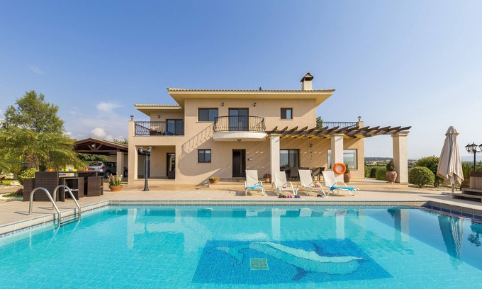 Argaka Villa | Villa Leni - Luxurious 4 Bed, 3 Bath Villa with Private Heated Pool, Hot Tub & Stunning Views