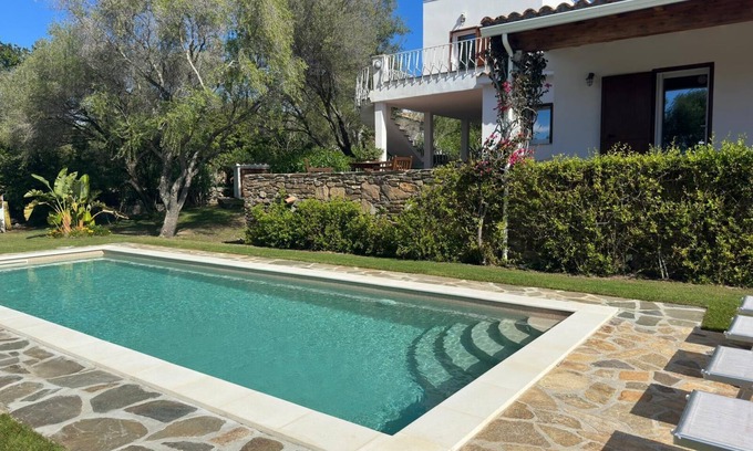 San Teodoro Villa | VILLA LU IMPOSTU swimming pool, sea view, 5bathrooms, terrace, garden, solarium