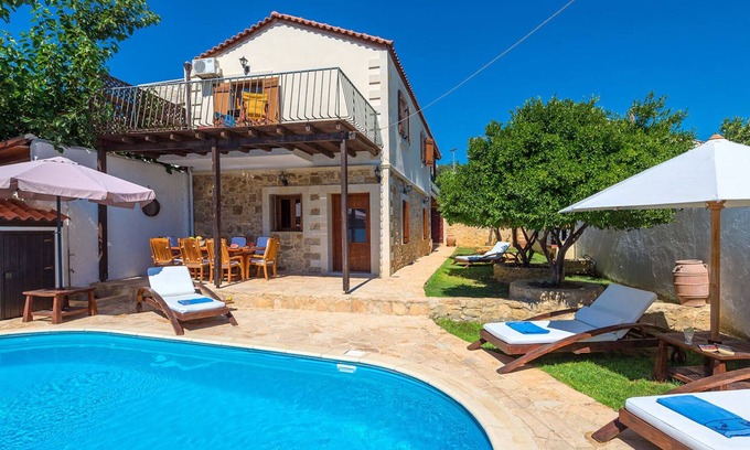 Asteri Villa | Villa Manolis with 3 bedrooms, 2 bathrooms and private pool in Asteri village