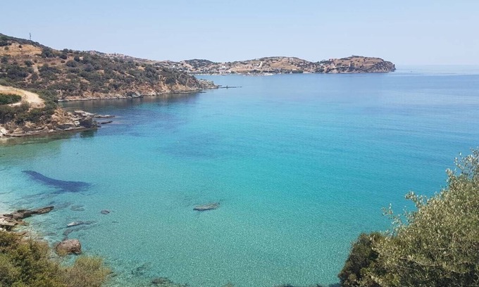 Agii Apostoli Villa | Villa Nafsika with spectacular views of the Aegean Sea