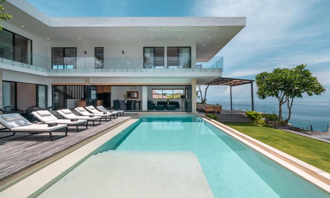 Jimbaran Villa | Villa Namaskar - Iconic 5BR Cliff Top Villa - 180° Ocean View