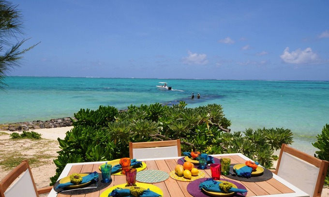Pointe D'esny Villa | Villa on fine sandy beach, great snorkeling, quiet for a couple or up to 8 p