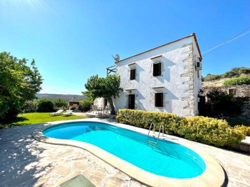 Makhairoi Villa | Villa Ovgoro, Provarma, pool, seaview balcony