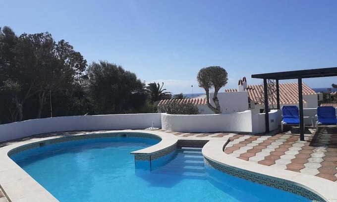 Binibeca Villa | Villa 'Perla Nou' with Private Pool, Wi-Fi and Air Conditioning