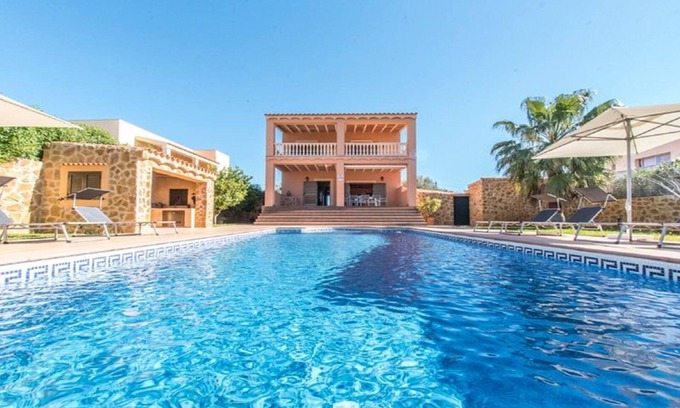 Sant Jordi de Ses Salines Villa | Villa San Jordi Ibiza, 1,5km BEACH SALINAS, 1,5km BEACH DEN BOSSA BEST LOCATED