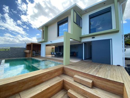 Ravine des Cabris Villa | Villa spacieuse avec piscine à Saint-Pierre