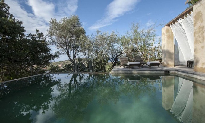 Kontos Villa | Villa Stones in Aegina island with private pool