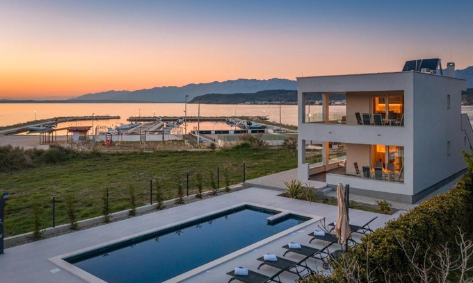 Ljubac Villa | Villa Sunset Bay - amazing view and large heated pool