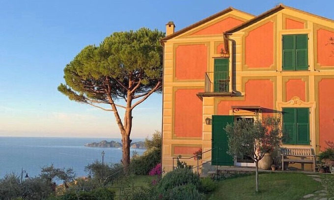 Zoagli Villa | Villa surrounded by greenery with sea view over the Gulf of Portofino