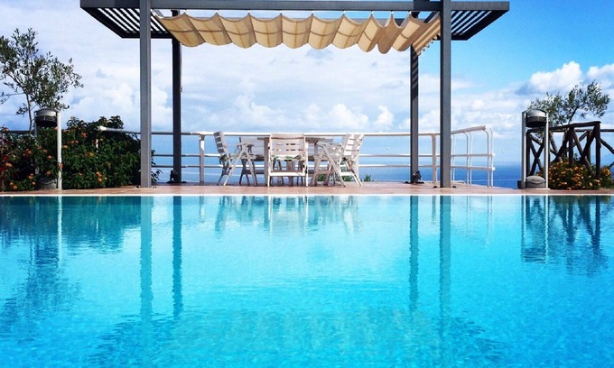 Sant'Agata di Militello Villa | Villa with private pool with panoramic views of the Aeolian islands, privacy