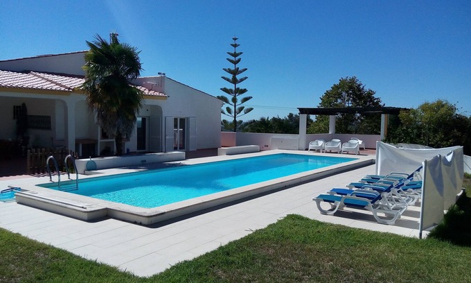 Calhariz Villa | Villa with large pool, mountain&ocean view-near beaches&Lisbon
