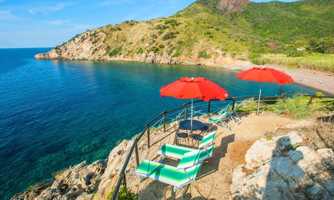 Rio nell'Elba Villa | Villa with panoramic terrace directly on the sea, Elba Island