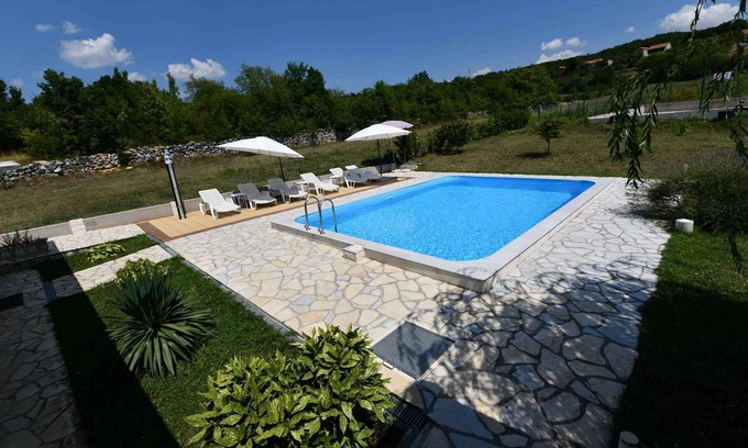 Hrvace Villa | Villa with pool and barbecue terrace