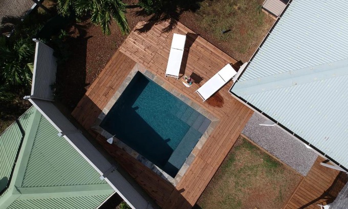 Case-Pilote Villa | Villa Zanzibar - 4 chambers, piscine privée, plage à pied, idéale pour découvrir le nord Caraibe