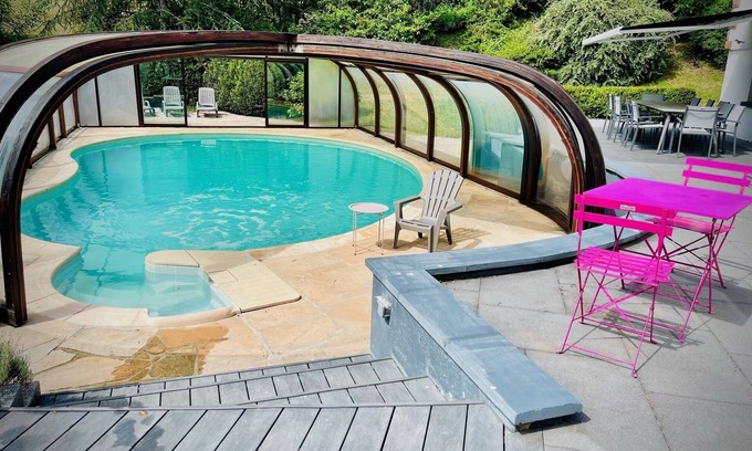 Saint-Die Villa | Villa250m SWIMMING POOL chauffée❄️SPA❄️sauna❄️babyfoot❄️Kota-grill