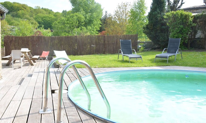 Marchin House | Village house with swimming pool, billiards, table football, ping-pong, fitness