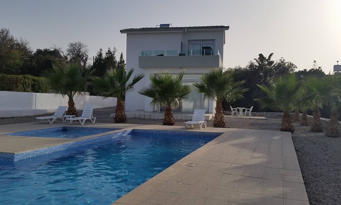Esentepe Villa | Village Location with stunning Sea/Pool views, 3 minutes walk from restaurants