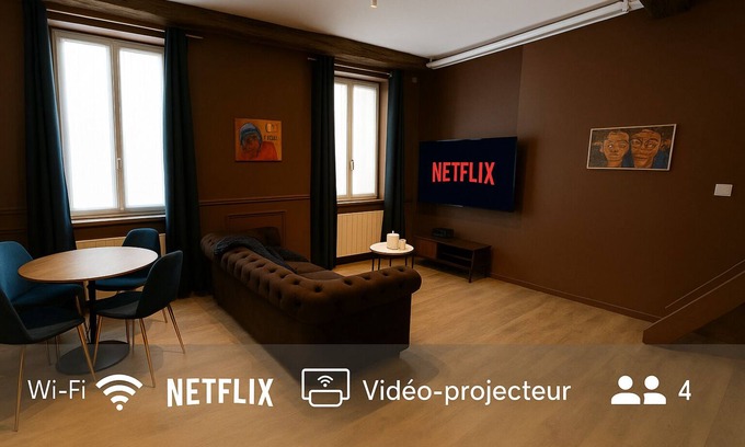 Vienne Apartment | Visit Jazz in the heart of Vienna, with a video projector just like at the movies! Hypercentre