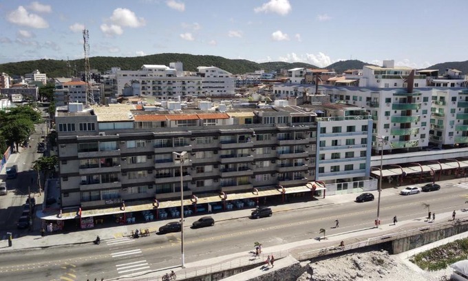 Centro Apartment | Vista mar, duplex a 20 mts praia do forte, banheira e wifi