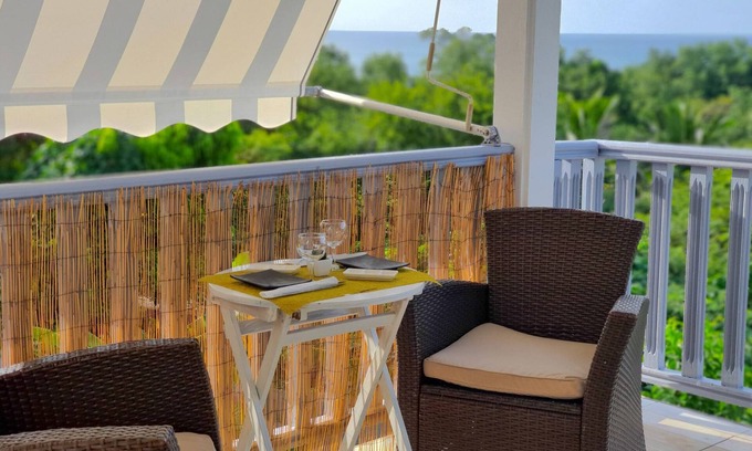 Deshaies Apartment | Vue mer à 3 Mins à Pieds de la Plage