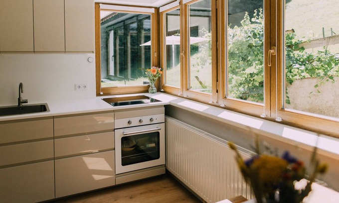 Traunkirchen Apartment | Wake up with a view of the mountain and lake