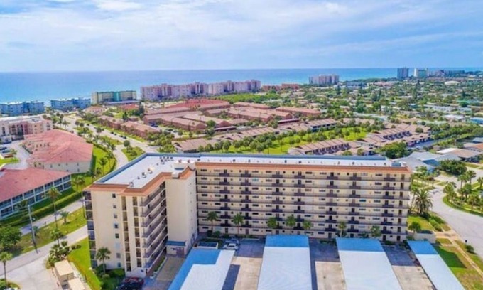 Indian Harbour Beach Condo | Walk to Beach Quiet Community awesome Amenities!