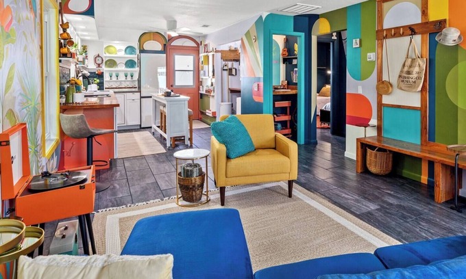 Panama City House | Walk to Dinner & the Bay! Pets OK 15 Min to Beaches St Andrews Artsy Beauty