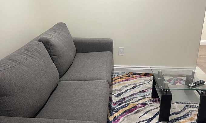 Vaughan House | Warm and comfy basement apartment with all new furniture conveniently