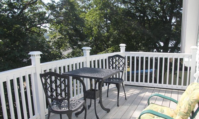 Wiscasset Condo | Water view from a luxury loft