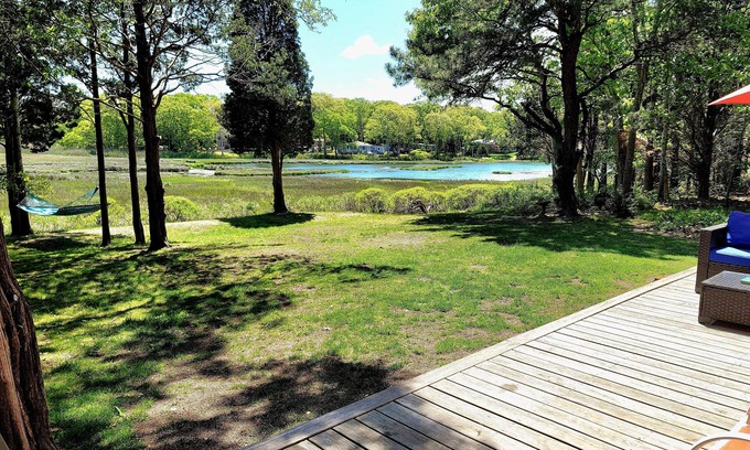 Oak Bluffs House | Water View Oasis 1 mi from Oak Bluffs 10 min Walk to Beach