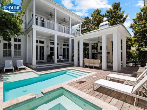 Beach District House | WaterColor Luxury on 30A! 63 Western Lake, Park District, Pool, 7 Bdrms, Slps 16 home