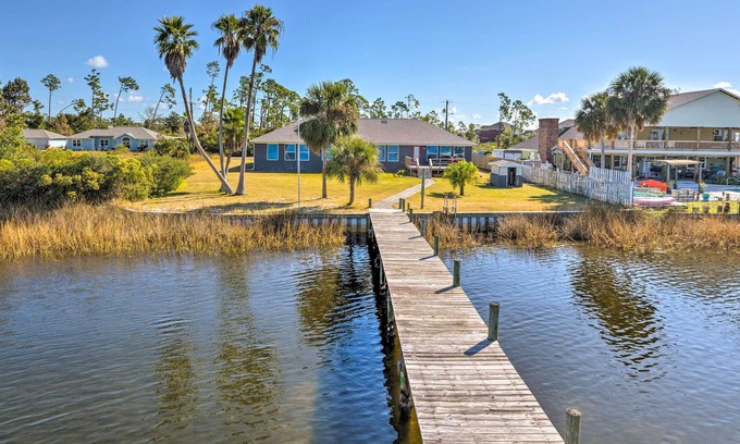 Callaway House | Waterfront Callaway Bayou Home w/View & Boat Slip